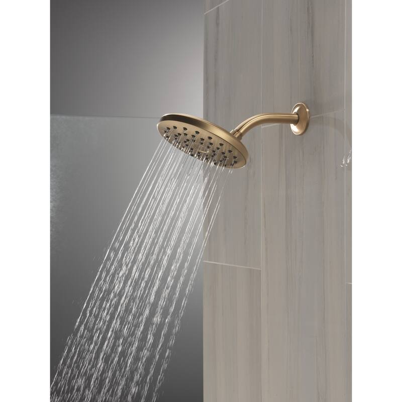 Delta 75104 PivotPro 1.75 GPM Single Function Raincan Shower Head with - Champagne Bronze