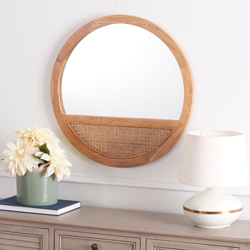 SAFAVIEH Joana 24" Mirror - 24" W x 1" D x 24" H