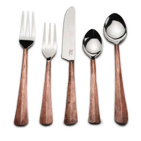 INOX Ridge Copper Antique 5 Pcs. Set (Serves 1)
