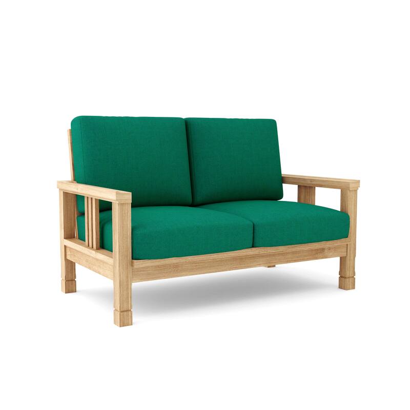 SouthBay Deep Seating Love Seat - Forest Green
