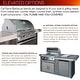 preview thumbnail 3 of 10, 7ft. Stone Veneer Gas Grill Island in Stainless with 4-Burner Propane