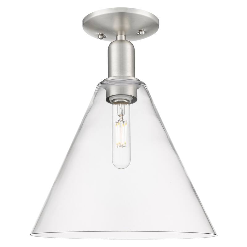 Innovations Lighting Endless Possibilities Arcadia - Berkshire Glass - 1 Light 12" Semi-Flush Mount