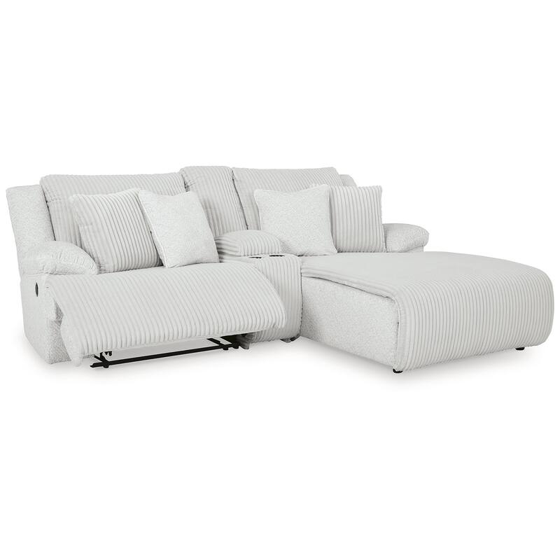 Signature Design by Ashley Top Tier 3-Piece Reclining Sectional with Chaise - 105"W x 74"D x 41"H