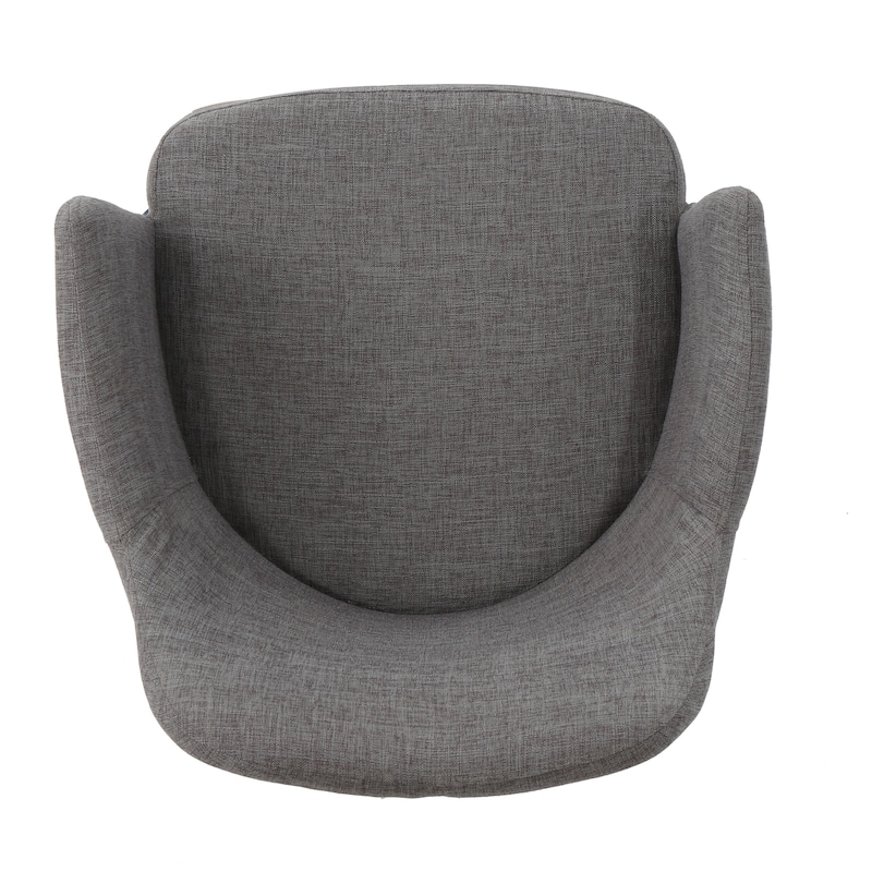 Modern Set of 2 Dining Chairs with Fabric Backrest Padded Seat, Metal Legs, for Dining Room Living Room and Bedroom