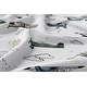 preview thumbnail 4 of 3, Sweet Jojo Designs Vintage Airplane Boy 3pc Twin Sheet Set Green Blue Yellow Airplanes Plane Transportation Clouds Sun Aviator