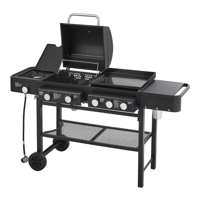 GDF Studio - Firecrest Pro All-in-One Propane Gas Grill with Griddle