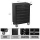 preview thumbnail 2 of 15, 7-Drawer Rolling Metal Tool Box Chest Cabinet with Wheels and Cylinder Locking for Garage,Warehouse,Work Shop