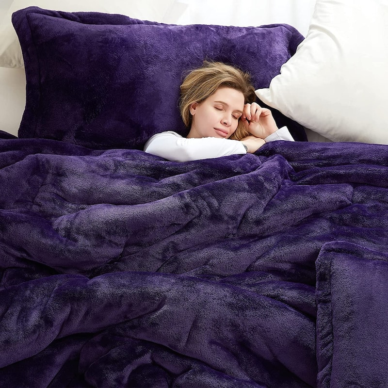 Me Sooo Comfy - Coma Inducer® Oversized Comforter Set - Purple Reign