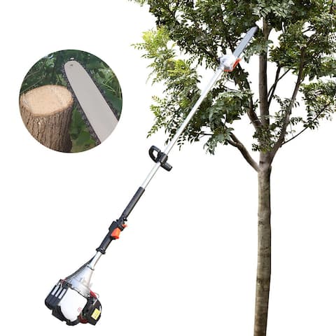 42CC 4-Stroke Gas Powered Pole Saw Chainsaw Pruner Tree Trimmer