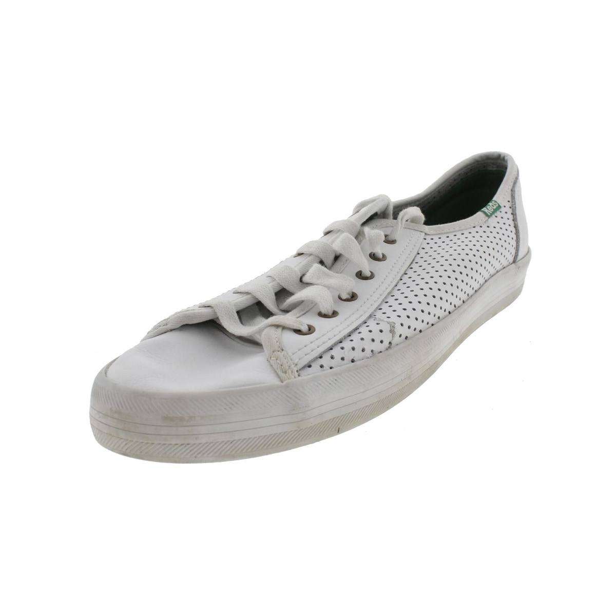 keds kickstart perforated leather sneakers