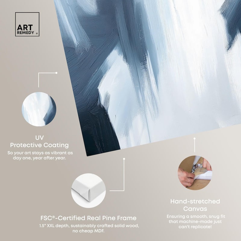 Contained Gesture I Canvas by Art Remedy, Gallery Wrapped