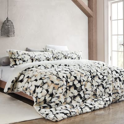 That's What an Ocelot's Tummy Looks Like - Coma Inducer® Oversized Comforter Set with White Reverse