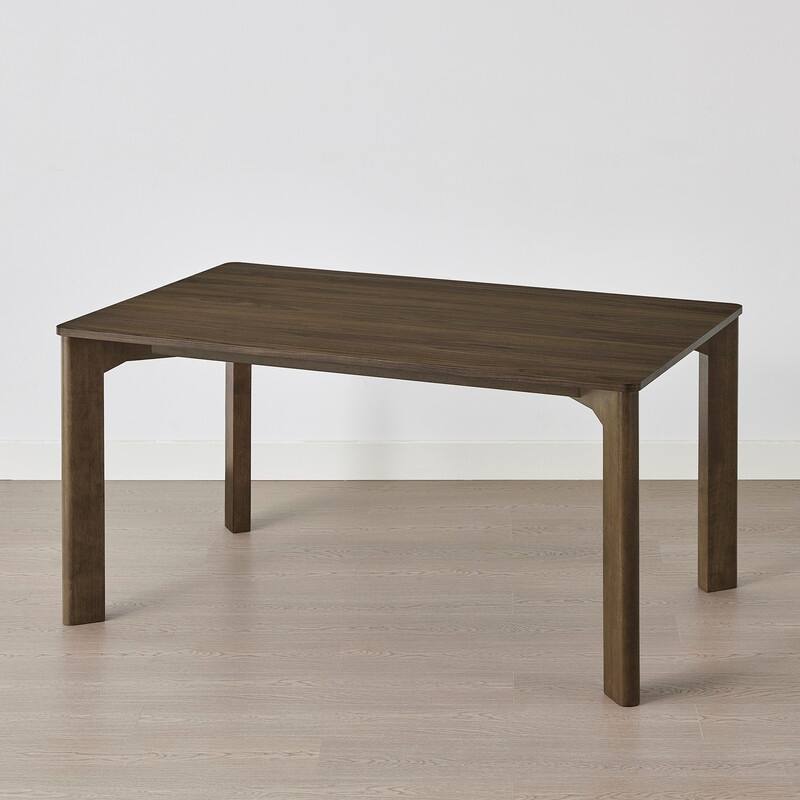 Spruce & Spring 5-Piece Modern Rectangle Dining Table Set with Upholstered Dining Chairs