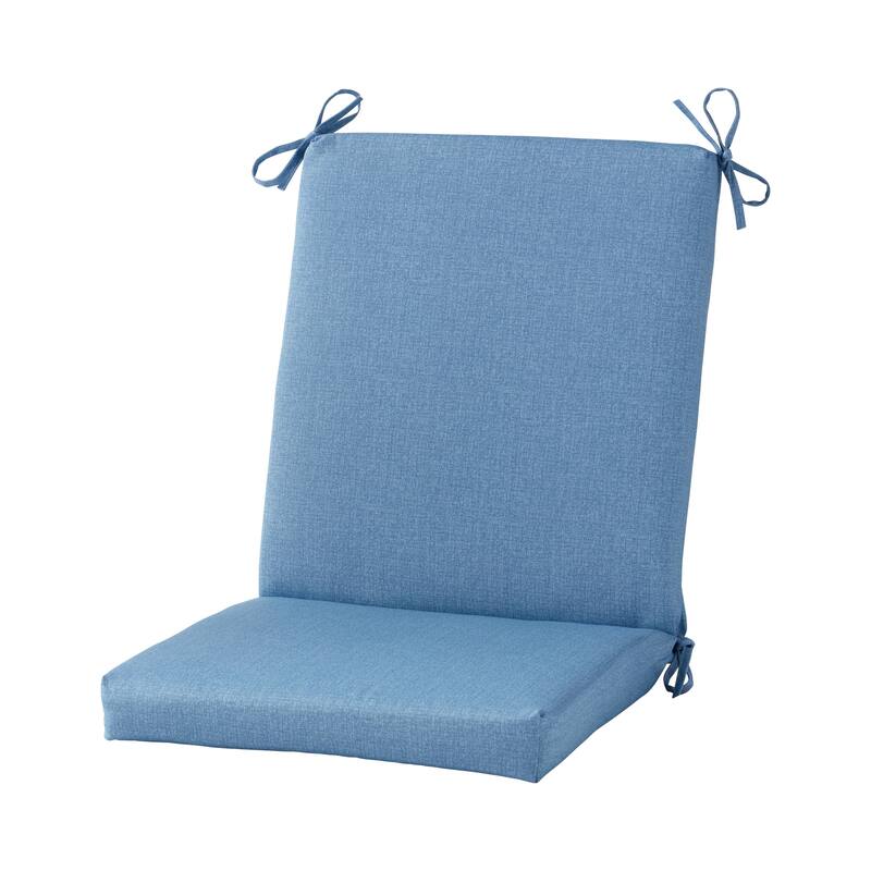 Greendale Home Fashions Outdoor High Back Chair Pad - Denim