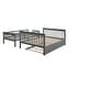 preview thumbnail 11 of 11, Grey Twin-Over-Full Bunk Bed with Storage Stairs & Trundle聽