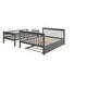 preview thumbnail 24 of 25, Maximized Space Twin over Full Bunk Bed with Twin size Trundle, Storage and Guard Rail for Bedroom, Dorm, for Adults, Espresso