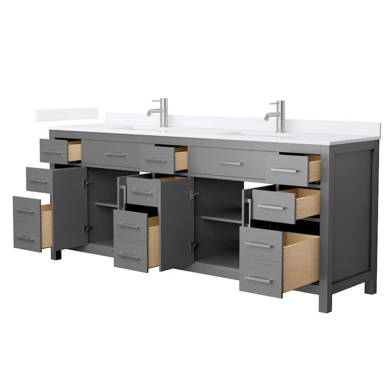 Wyndham Collection WCG2424-84D-QTZ-UNSMXX Beckett 84" Free Standing