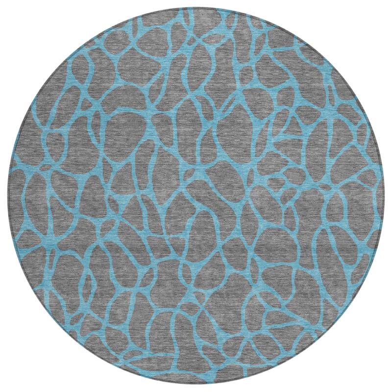 Machine Washable Indoor/ Outdoor Contemporary Chantille Rug