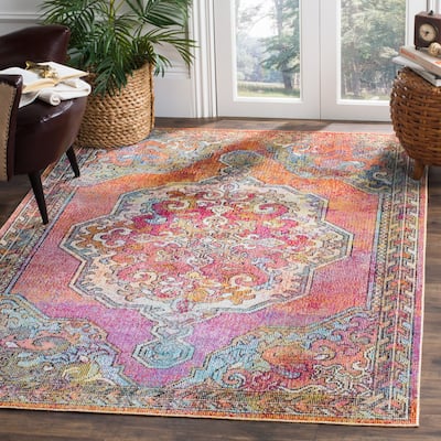 SAFAVIEH Crystal Merna Vintage Boho Oriental Rug