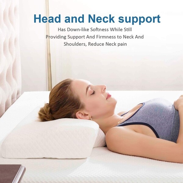 Memory Foam Pillow Ergonomic Cervical Pillow for Side Sleepers