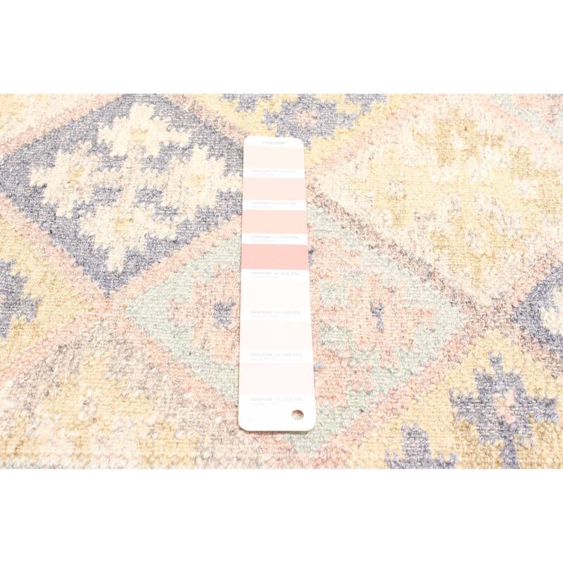 ECARPETGALLERY Flat-Weave Ankara FW Beige Wool Kilim - 5'2 x 7'6