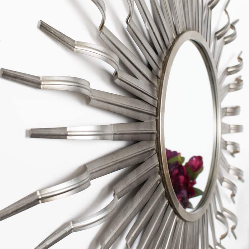 SAFAVIEH Naya 35-inch Sunburst Round Mirror - 35"W x 2"D x 35"H