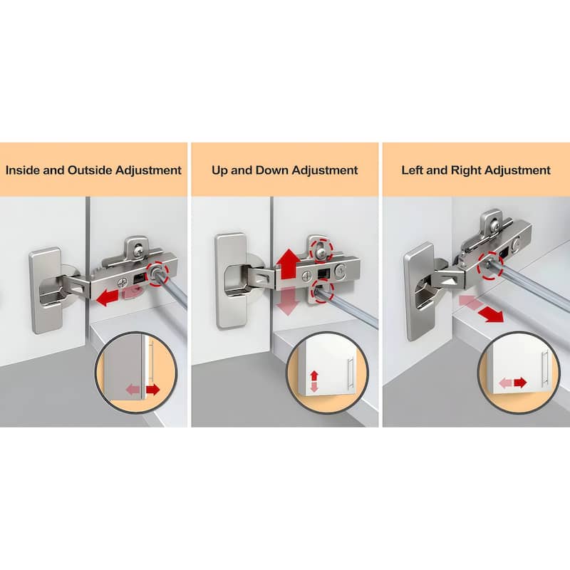 Modern Art Deco Sideboard, 6-Door Sideboards Accent Cabinet Modular Wooden Buffet With Storage - 58.8''