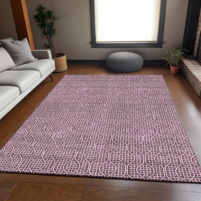 Premium Washable Super Soft Modern Teardrop Mayfield Rug
