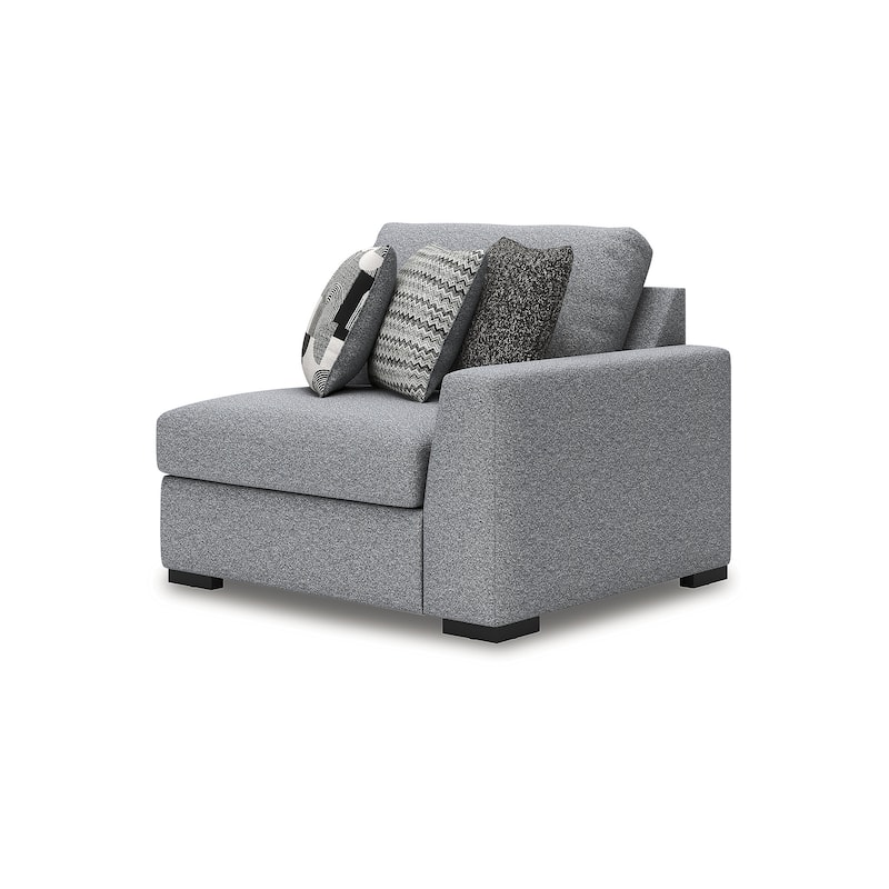 Signature Design by Ashley Bealton Gray 4-Piece Sectional - 131" W x 91" D x 41" H