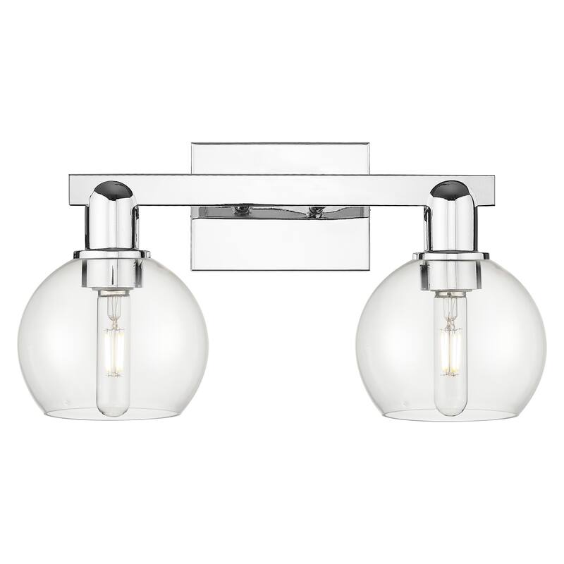Innovations Lighting 716-2W-10-17 Athens Vanity Athens 2 Light 17" - Polished Chrome / Clear