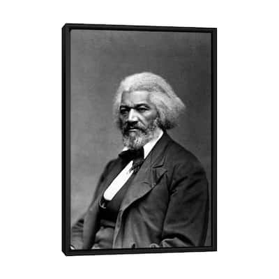 iCanvas "Frederick Douglass Portrait" by Unknown Artist Framed Canvas Print