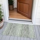 preview thumbnail 72 of 118, Machine Washable Indoor/Outdoor Modern Dotty Links Chantille Rug Green - 1'8" x 2'6"