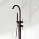 preview thumbnail 46 of 54, Freestanding Double Handle Clawfoot Tub Faucet - 8" x 47"