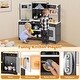 preview thumbnail 10 of 28, Costway Pretend Play Kitchen for Kids Toddler Aged 3+ Wooden Toy Set - See Details