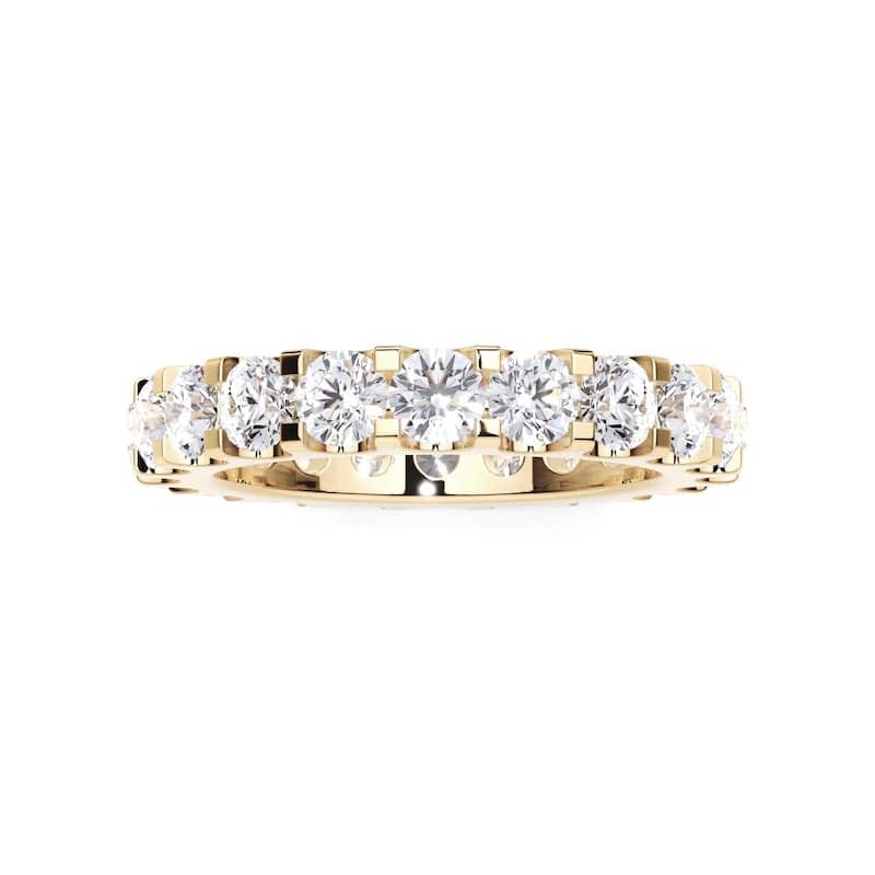 Vault Classics 3.00ct TW Natural Diamond Eternity Band (I VS2) - 8.5 - Yellow