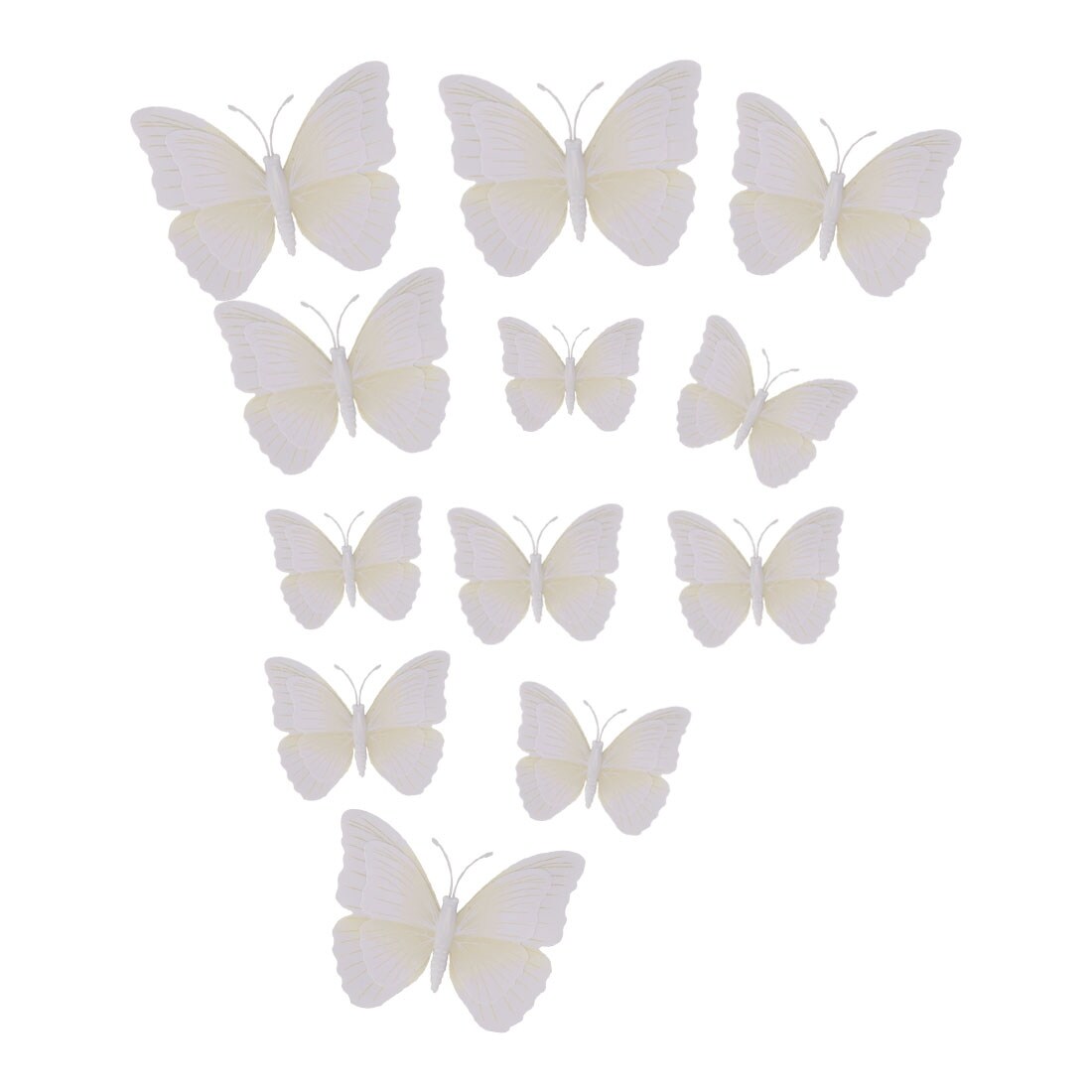 Shop 12pcs 3d Butterfly Stickers Pin Type Home Room Decoration