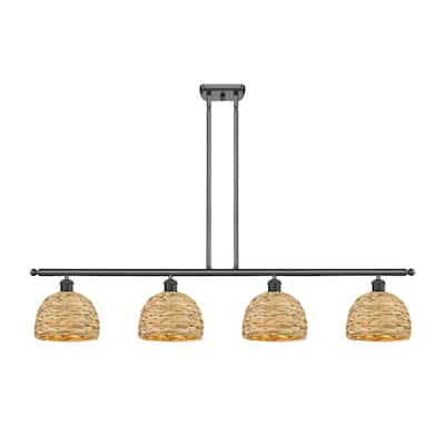 Innovations Lighting 516-4I-11-48 Woven Rattan Linear Woven Rattan 4