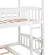 preview thumbnail 25 of 35, Twin Over Twin Bunk Bed with Two Drawers and Slide