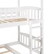 preview thumbnail 6 of 30, Twin over Twin Bunk Bed with Slide, Storage Steps & Playhouse Design