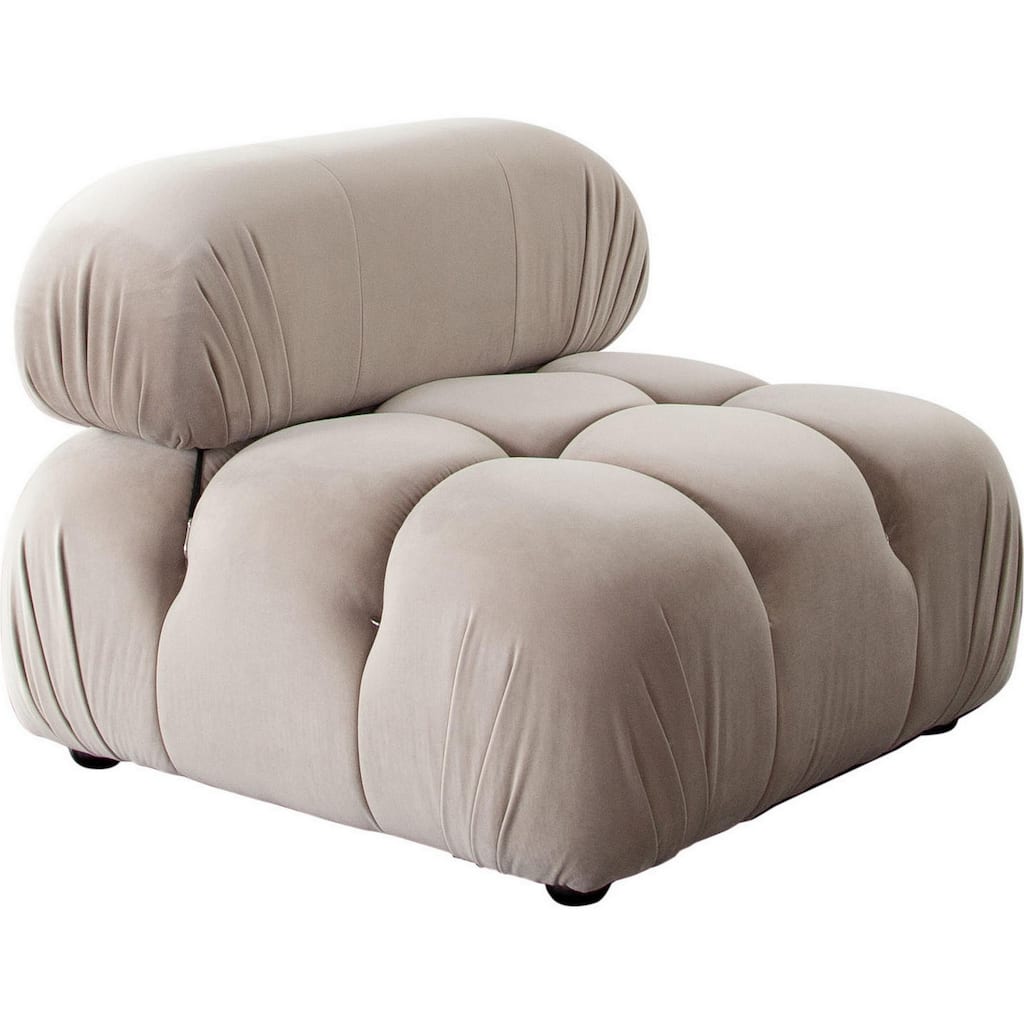 Hito 37 Inch Armless Chair Thick Cushioned Seat and Back Brown Upholstery