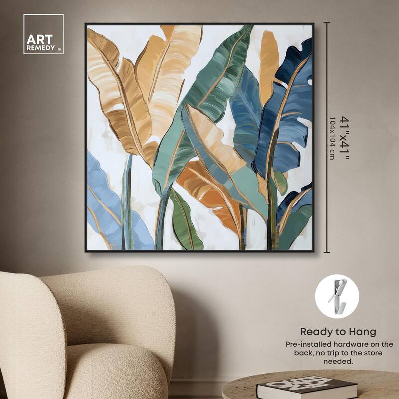 Paradise Fronds IV Canvas by Art Remedy