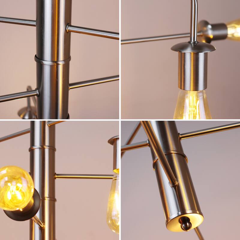 6-light Brushed Nickel Chandelier