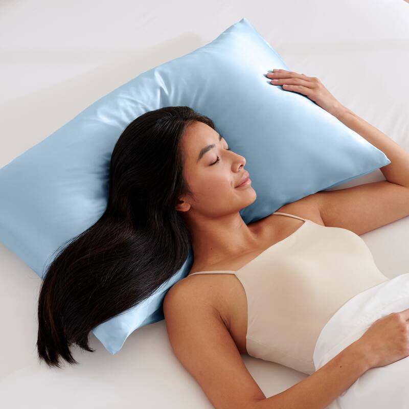 Bare Home Mulberry Silk Pillowcase for Hair and Skin, 19 Momme Silk