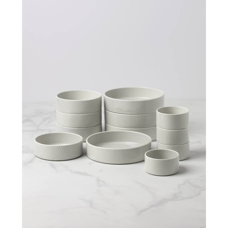 Lenox Modulus 12-Piece Dinnerware Bowl Set - 12-Piece Bowl Set