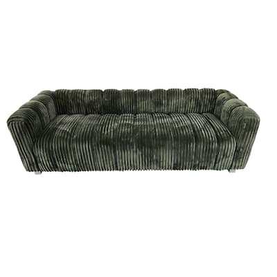 82.68-inch high-end corduroy multi-seat sofa