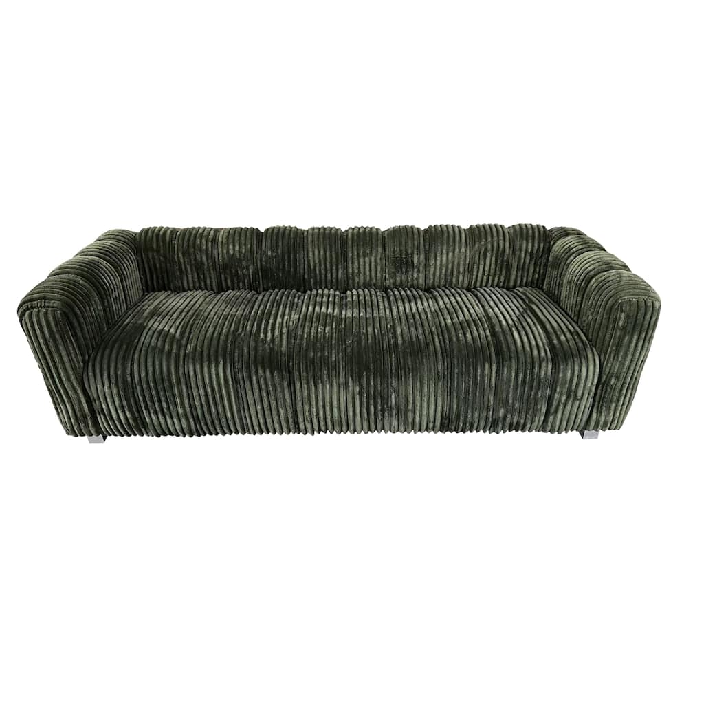 82.68-inch high-end corduroy multi-seat sofa