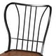 preview thumbnail 4 of 7, Carbon Loft Rudolph Industrial Metal and Wood Dining Chairs (Set of 2)
