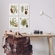 preview thumbnail 7 of 10, Stupell Vintage Forest Pine Illustrated Study Green Brown Plants 4pc Multi Piece Wood Wall Art Set - White