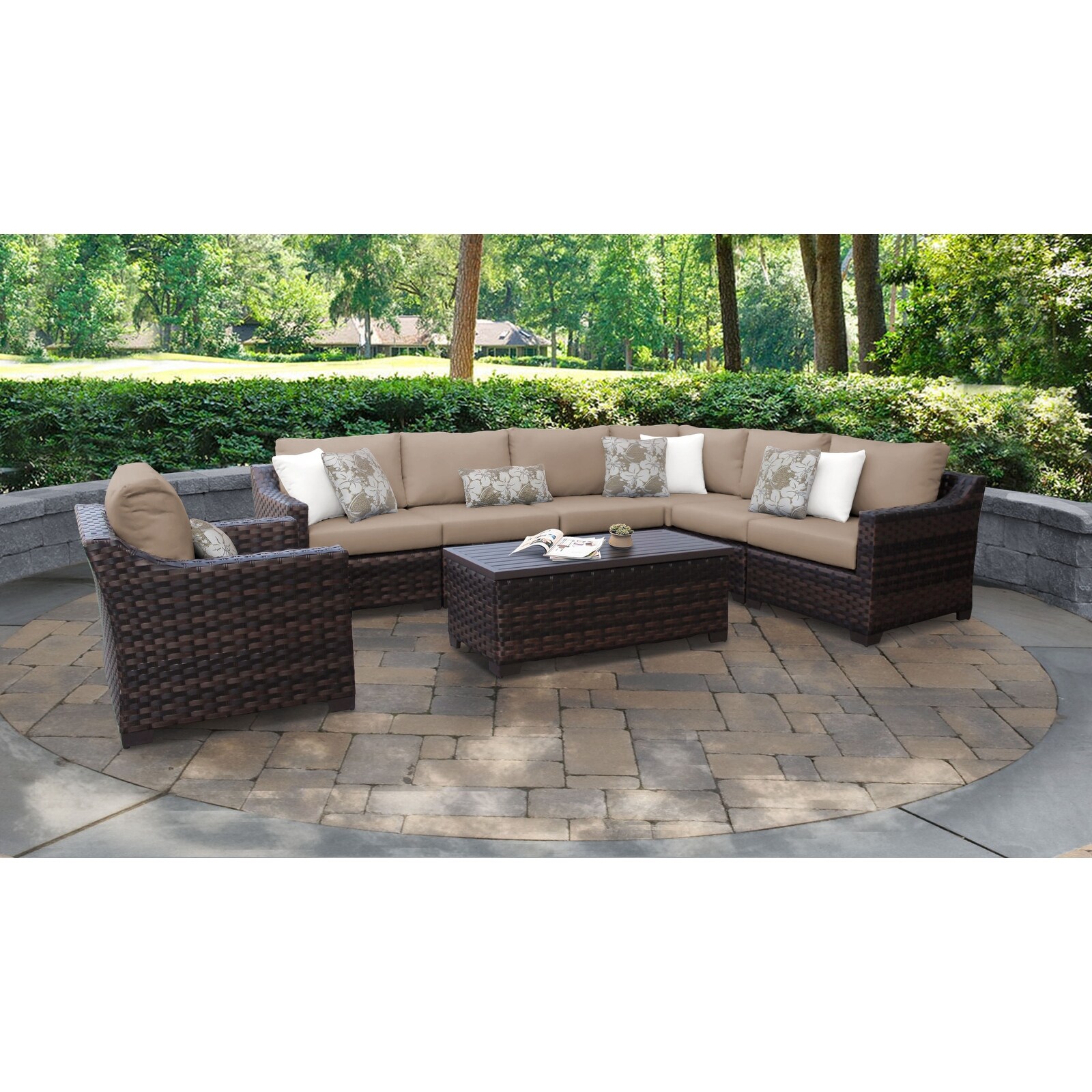 Kathy ireland river brook sectional cheap