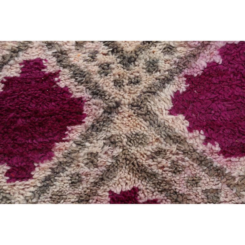 Tribal Moroccan Oriental Home Decor Area Rug Wool Hand-knotted Carpet - 5'11" x 10'10"